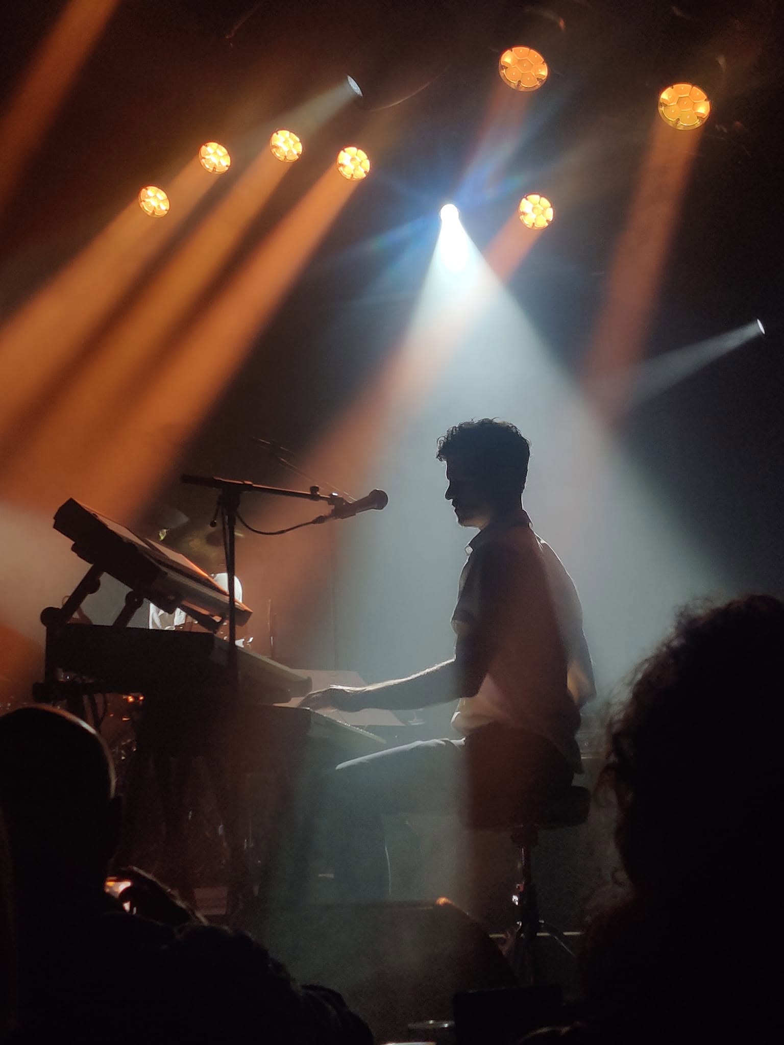 Musiker på scenen ved Vestpark Festival i Langå